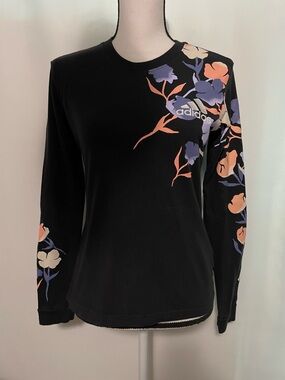 Adidas Floral Long Sleeve Tee